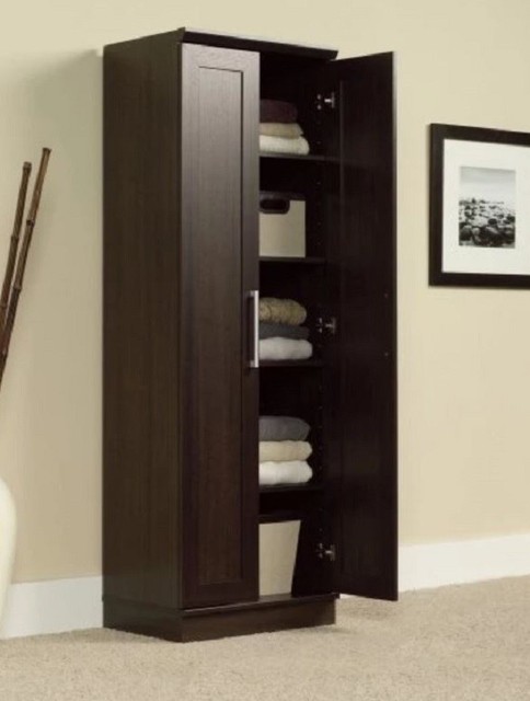 Pine Storage Cabinet Kitchen Pantry Solid Wood Unfinished Linen
