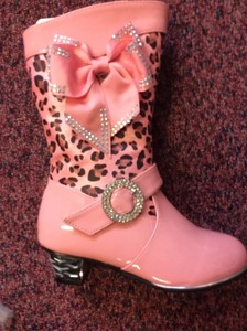 pink leopard boots