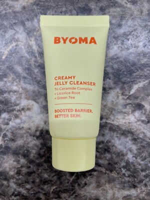Byoma Creamy Jelly Cleanser Tri-Ceramide Complex Licorice Root Green Tea 1.01 oz