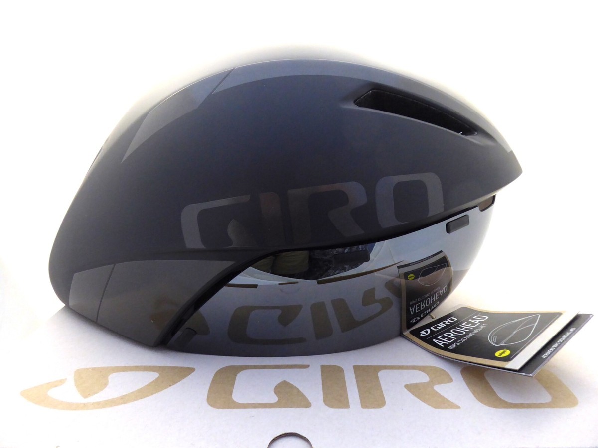 Giro Aerohead MIPS Matte Black Titanium Large Aerohelmet | eBay