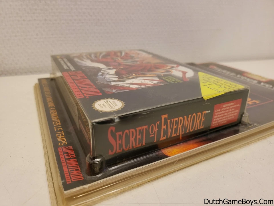 Super Nintendo / SNes - Secret Of Evermore  - New on Blister with Guide - Image 2 of 4