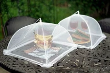 Umbrella Mesh Food Covers Best for Outdoor Picnics Barbecues 4 Pack