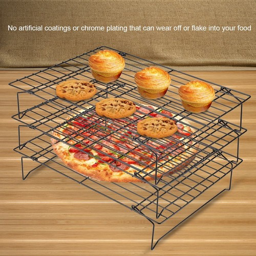 Stainless Steel Nonstick Cooling Rack for Baking Biscuits Cakes Bread - Picture 7 of 11
