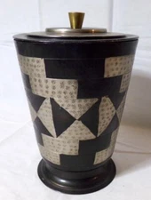 Art Deco Anodized Brass Ice Bucket Pail