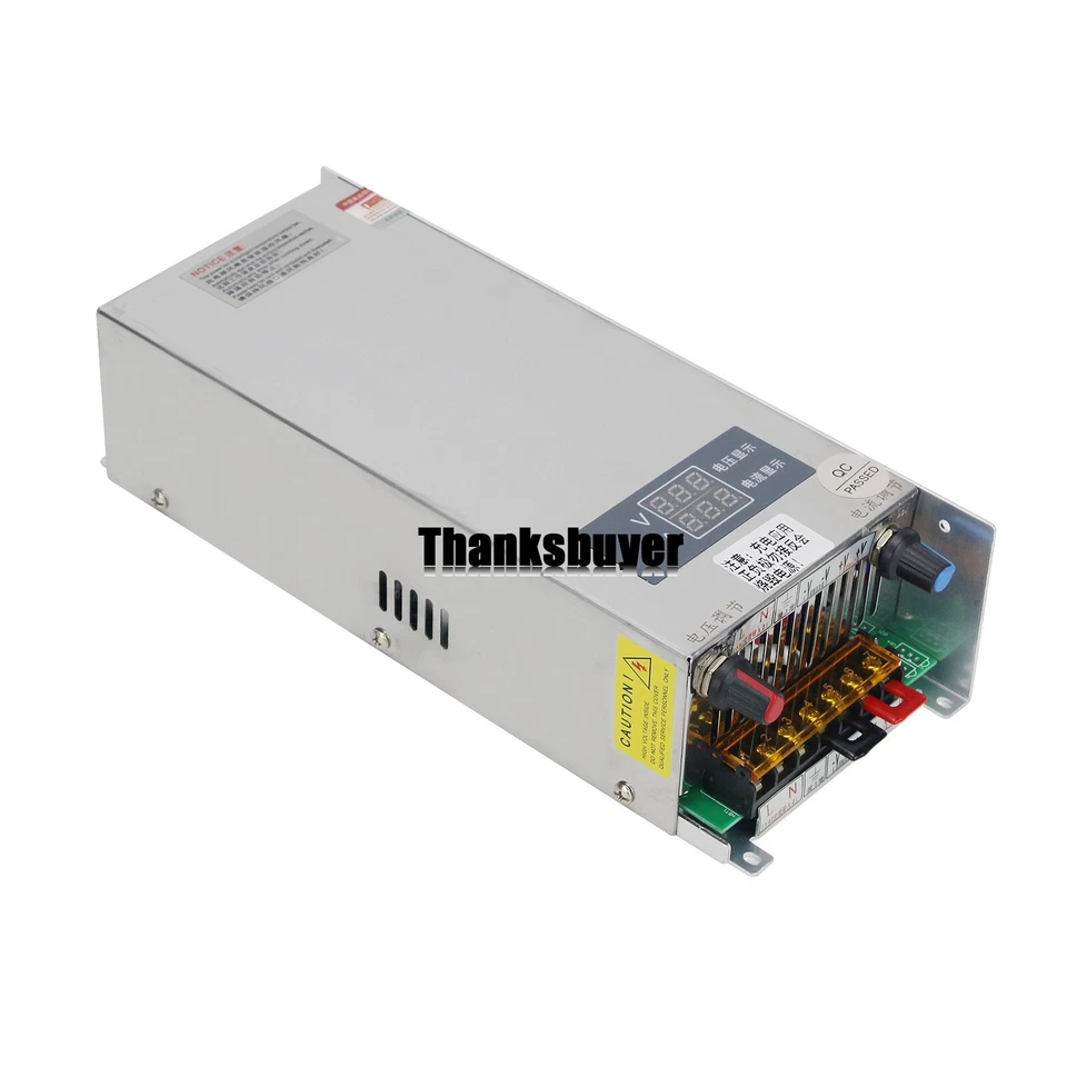 0-24VDC 0-33A 800W Switching Power Supply Adjustable Voltage &Current NES-800-24 - Image 4 of 4