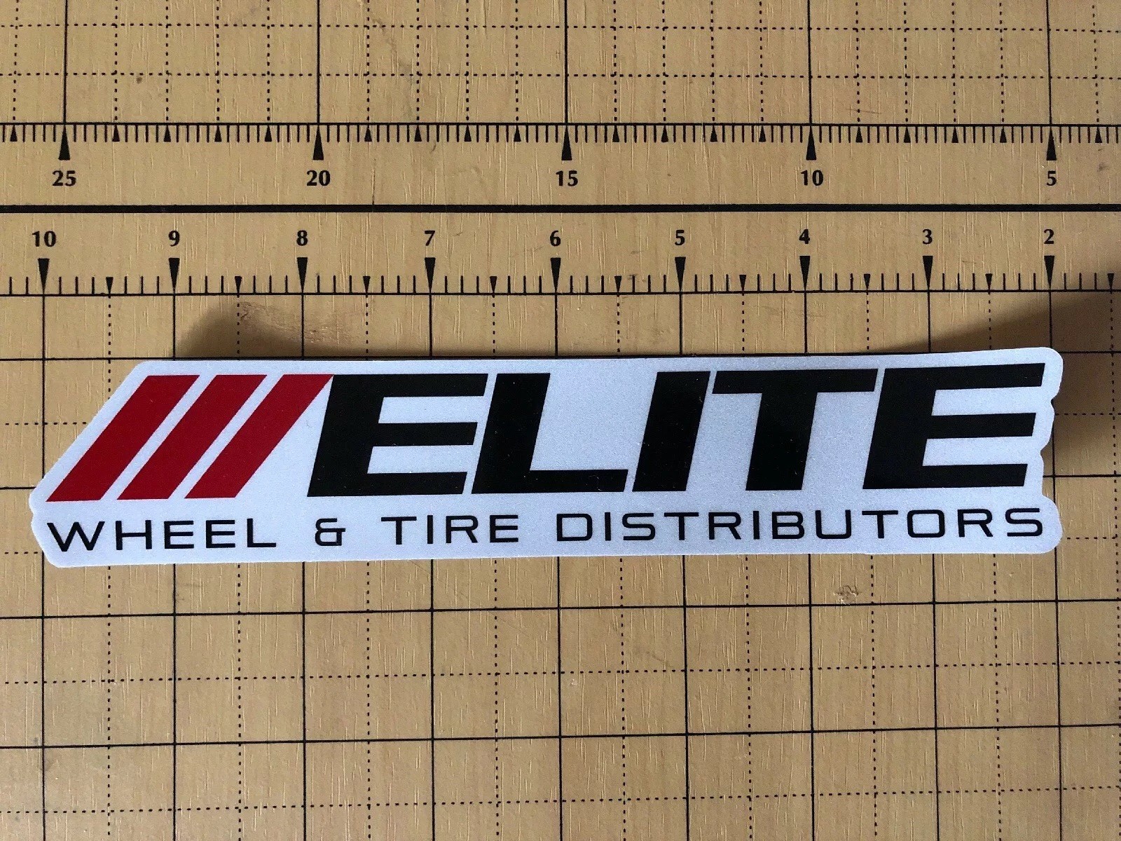 Elite Wheel & Tire Distributor DECAL STICKER DRAG OFFROAD RACING HOTROD