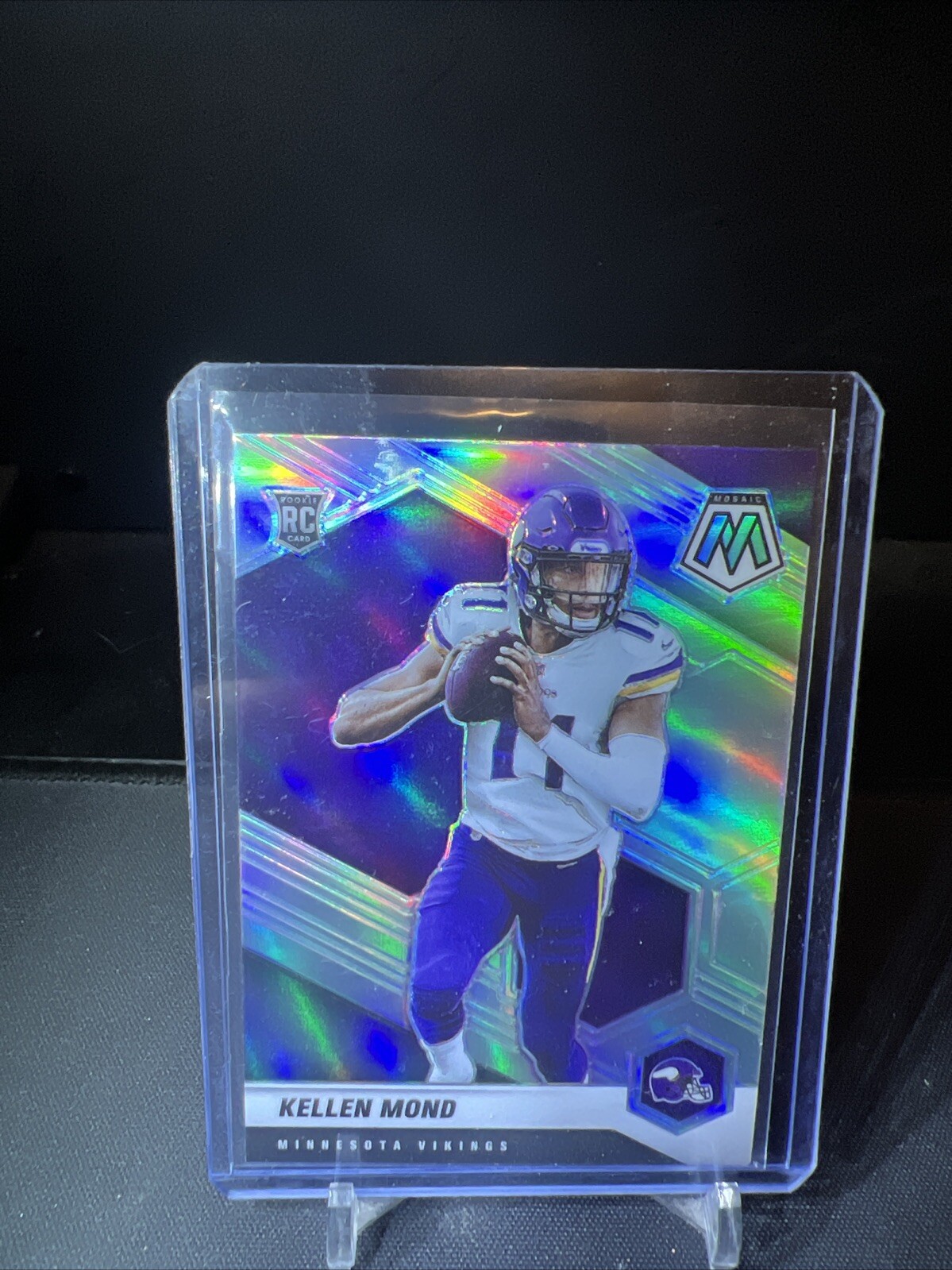 2021 Panini Mosaic - Rookie Variations Silver Prizm #321-V Kellen Mond (RC)