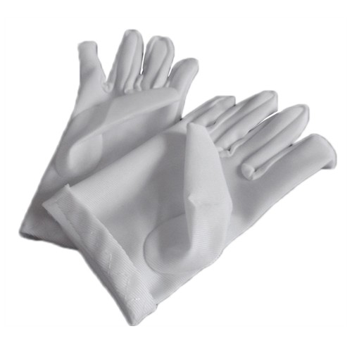 Kid Etiquette Gloves Short Satin Hold Flower Girl Performance Dance Elastic - Picture 8 of 10