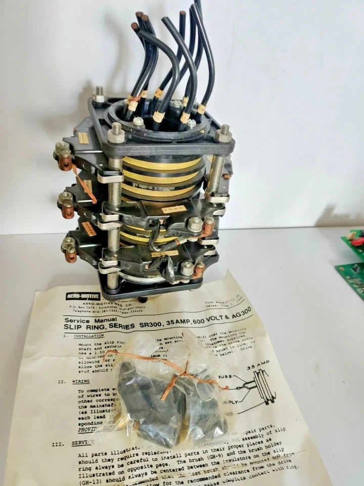 Aero-Motive Slip Ring Assembly Series SR300 35Amp 600V & AG300 - Model SR310 - Image 2 of 4