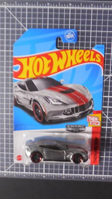 2023 Hot Wheels ~ Then and Now ~ Corvette C7 Z06 ~ ZAMAC ~ 010 | eBay