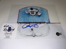 Frederik Andersen Signed 8x10 Photo Carolina Hurricanes All Star Beckett #5