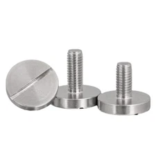 304 Stainless Steel Slotted Round Large Flat Head Screws M2 M3 M4 M5 M6 