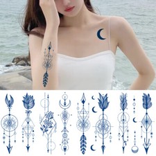 Temporary Tattoo Sticker Juice Ink Tattoos Semi-Permanent Long Lasting Body Art