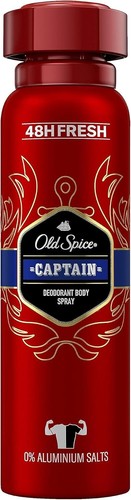 Old Spice Captain Deodorant Body Spray For Men 150 ml - Picture 2 of 7