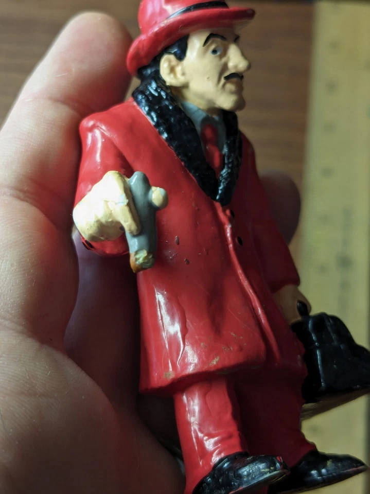 De colección 2 DICK TRACY PVC Fig. Disney Applause 3.25" cara de poda y niño grande gorra arroz Foto 2 de 4