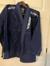 Jacket & Pants (2 Pc Set) Karate Elite Sports Brazilian Design A3 Navy -Preowned