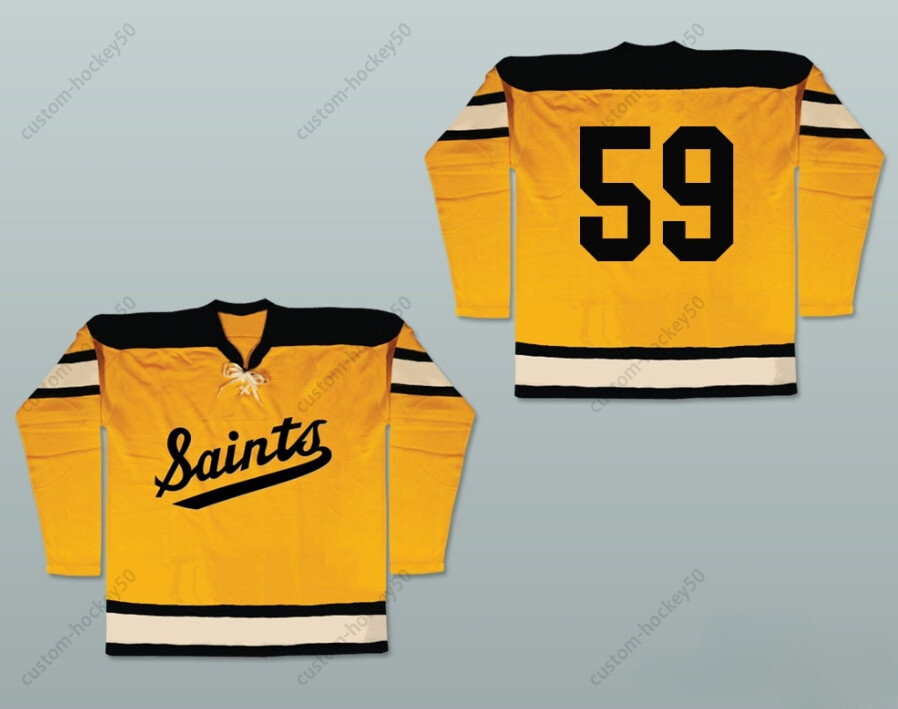 CUSTOM ANY Name Number FIGHTING SAINTS OLD SCHOOL HOCKEY JERSEY