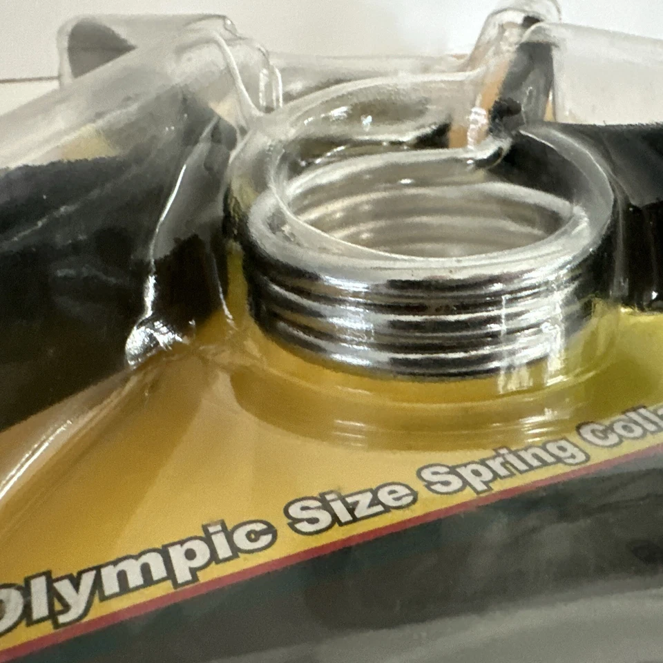 Cuello de resorte CAP tamaño olímpico abrazadera de barra de 2" + cuello de resorte estándar de 1" Foto 4 de 4