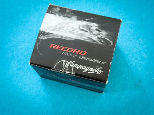 Desviador Campagnolo Record FRONT DERAILLEUR 10 Velocidades Abrazadera 35mm NIB - Imagen 14 de 14