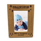 Personalised Grandson Portrait Wooden Photo Frame Gift FW262