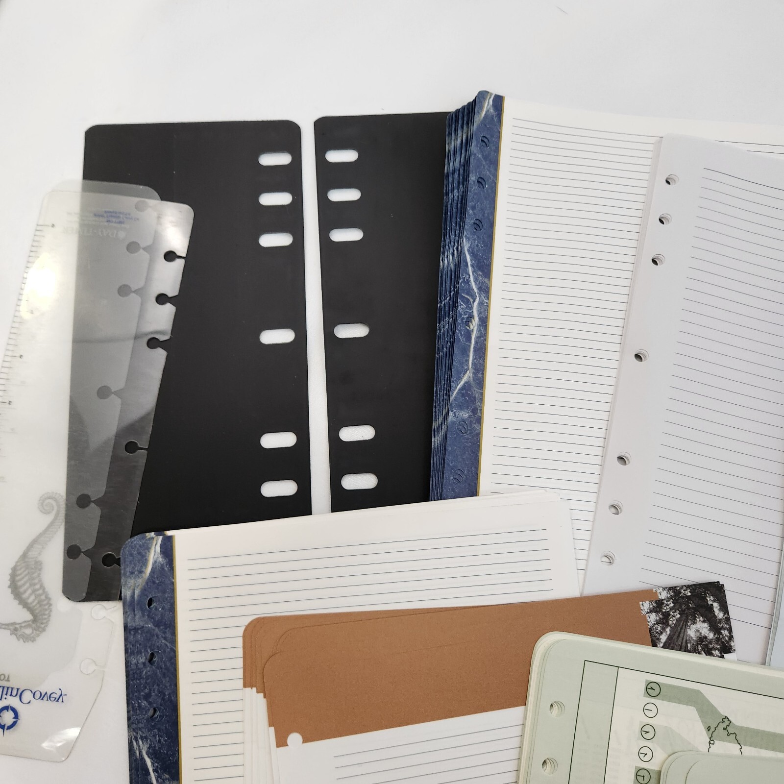 Franklin Covey Monarch Planner Refill Pages Paper End Board Lined Blank