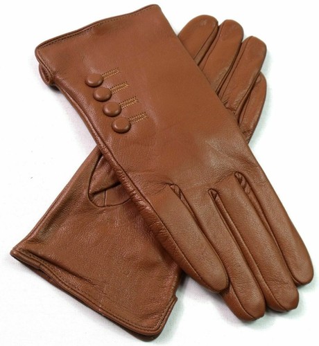 Ladies Premium Quality Genuine Soft Leather Gloves Lined Driving Warm Gift Boxed - Picture 8 of 216