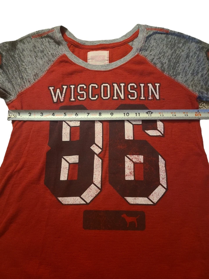 Pink Women's Medium University Of Wisconsin Badgers Madison Thermal  - Image 4 of 4