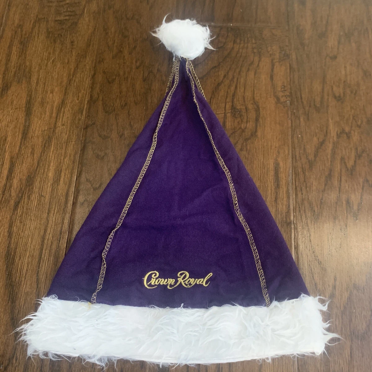 Purple and white santa cheap hat