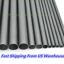 3K Carbon Fiber Tube 10 12 15 16 18 19 20 22 24 25 26 27 30 32 38 40 x 500MM