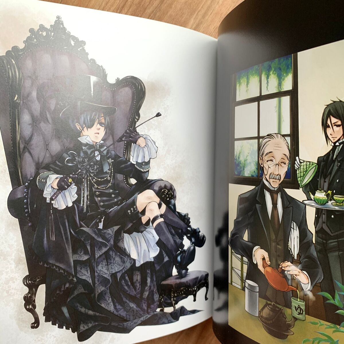 Kuroshitsuji Black Butler Art Book Anime Colorful Artbook Limited Edition  Picture Album Painting Books