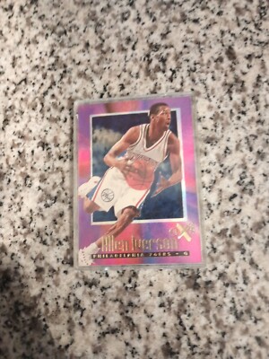 1996-97 Skybox EX-2000 #53 Allen Iverson Philadelphia 76ers RC Rookie SP HOFER