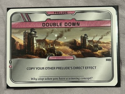Terraforming Mars: Winter 2022 Prelude Promo Card Double Down