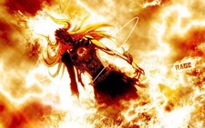 Anime bleach kurosaki ichigo vasto lorde Custom Gaming Mat Desk