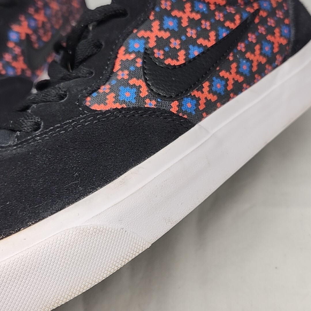 NIKE SB Chron Solarsoft Premium Shoes Aztec Print Black Size