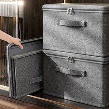 3/1PCS Foldable Storage Box Portable Fabric Organizer Collapsible Clothes Storag