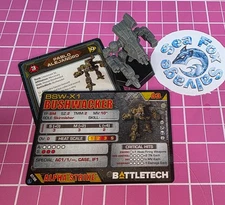 BattleTech Bushwacker Mech  -- Inner Sphere Heavy Battle Lance + Cards
