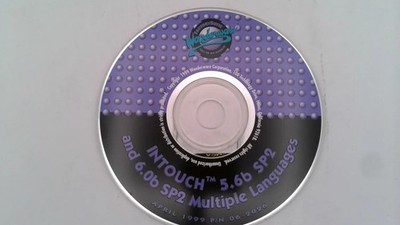 WONDERWARE 06-2026 INTOUCH 5.6B SP2 SOFTWARE CD