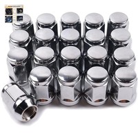 Radmuttern M14 X 1,5 20 StüCk Sechskant Chrom Silber