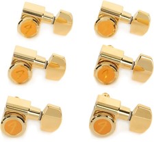 Fender Stratocaster/Telecaster Locking Tuning Machine Set - Gold 3-pack 