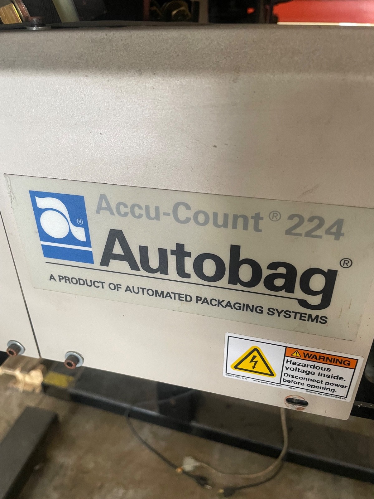 AutoBag Accu-Count 224 Automated Packaging Counter