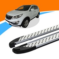 Trittbretter Passend FüR Kia Sportage Ab Baujahr 09/2009-12/2015 Almo Silber Mit