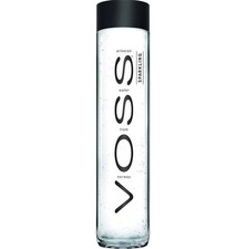 Glass Voss Sparkling Water Bottle  (800ml) Empty Large x2