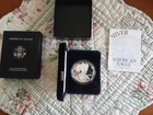American Silver Eagle proof, 1999-P one troy ounce bullion coin, 99.9% Silver