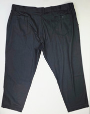 Chef Works Sz 3XL Black 33 Inch Inseam Zip Drawstring Adjustable Baggy Pants NWT