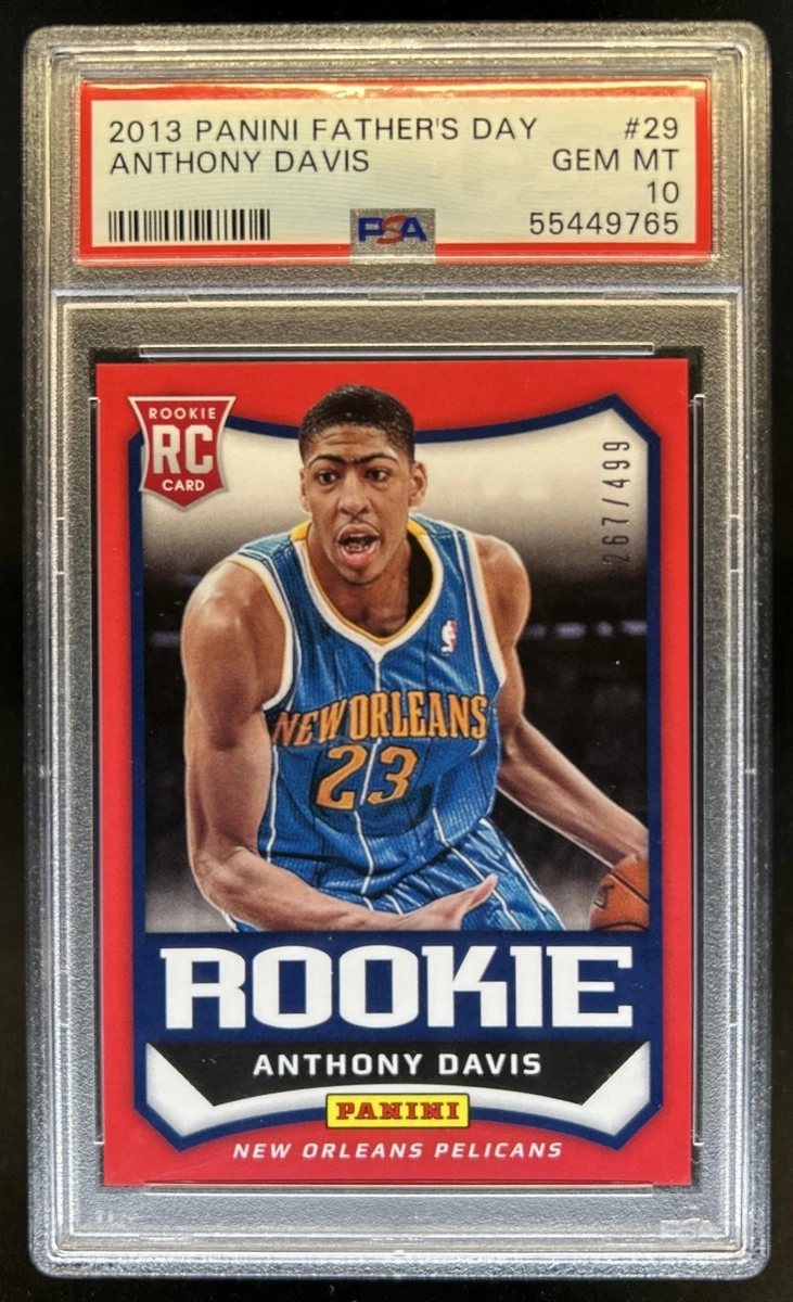 Anthony Davis Basketball Grade 10 Rookie Sports Trading Cards