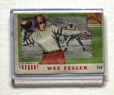 1955 TOPPS ALL AMERICAN #30 WES FESLER - OHIO STATE BUCKEYES  100725