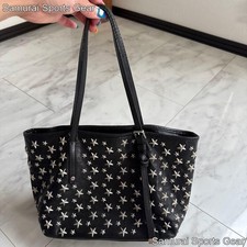 Borsa a tracolla JIMMY CHOO Star Studs in pelle da donna autentica nera