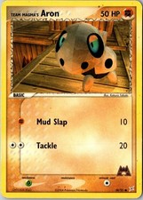 Team Magma's Aron 58/95 Common Team Magma vs Team Aqua Pokemon Lightly Played