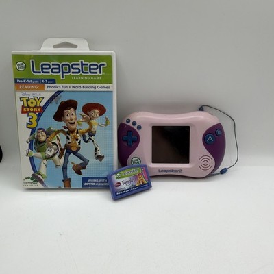 Leap Frog Leapster 2 Learning Portable Game System Pink/Purple With 2 Games
