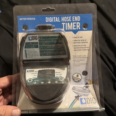 Dig Water Matters Battery Operated Digital Hose End Timer Model B09D